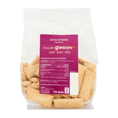 G'woon Toast Cracker Mediterrane